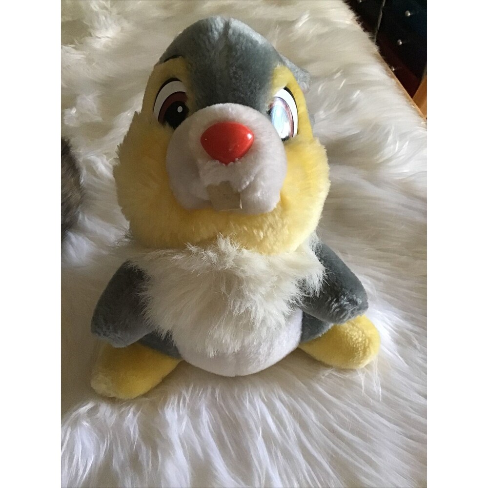 Vintage Disney Parks Disneyland Thumper Bunny Rabbit 9” Soft Plush Toy *A